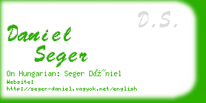 daniel seger business card